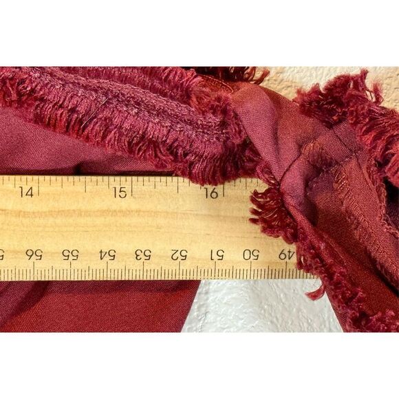 NWOT Finders Keepers Fig Burgundy Fall Visions Off Shoulders Mini Dress Medium - Picture 12 of 12